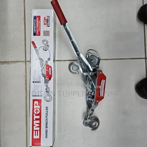 Hand Cable Puller Emtop 2 Ton Hand Winch Double Ratchets