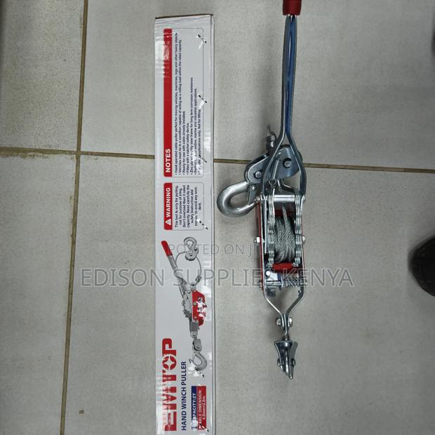Hand Cable Puller Emtop 2 Ton Hand Winch Double Ratchets - thumbnail 6
