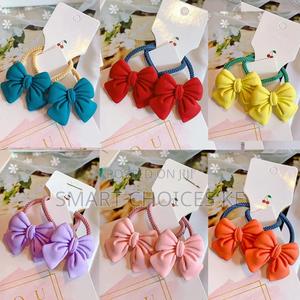 2pcs Cute Bowknot Elastic Hair Bands - main view