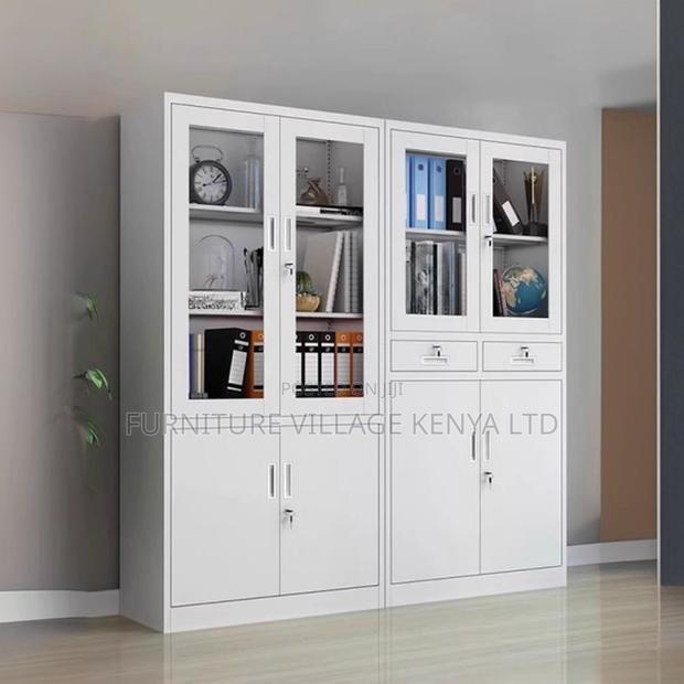 Vertical Office Console Cabinet for Meeting Room Use - main view