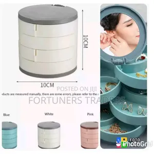 4 Layered Rotating Accessories Storage Box