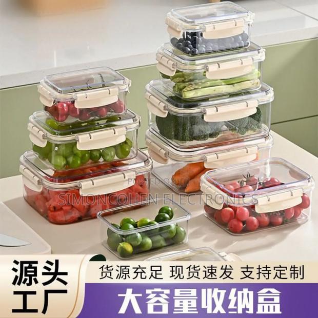 Airtight Clip Lock Lids Food Storage Container - main view