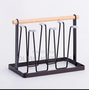 Metallic Glass/Cup Holder.
Metal+Bamboo,
Withdraining Tray