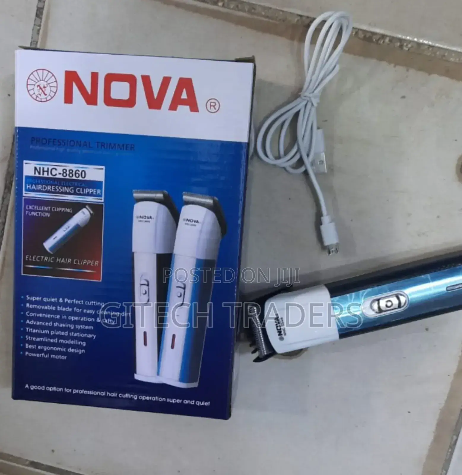 *Nova Rechargeable Hair Clipper
