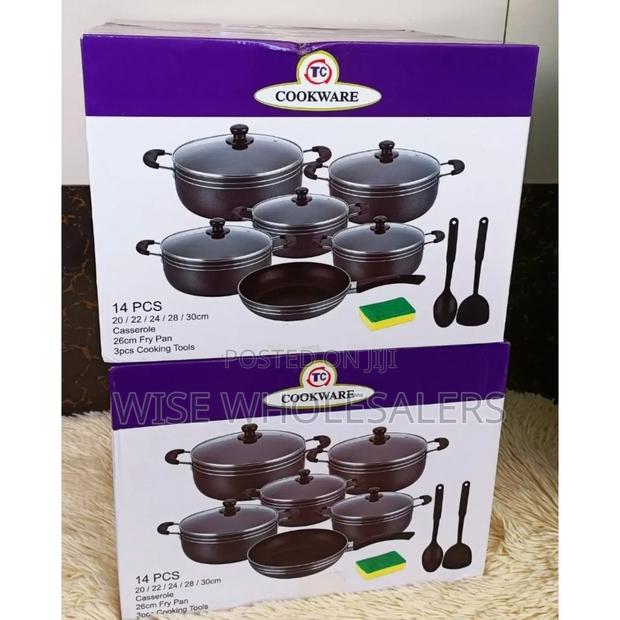 14 Pieces Non Stick Tc Cookware Set