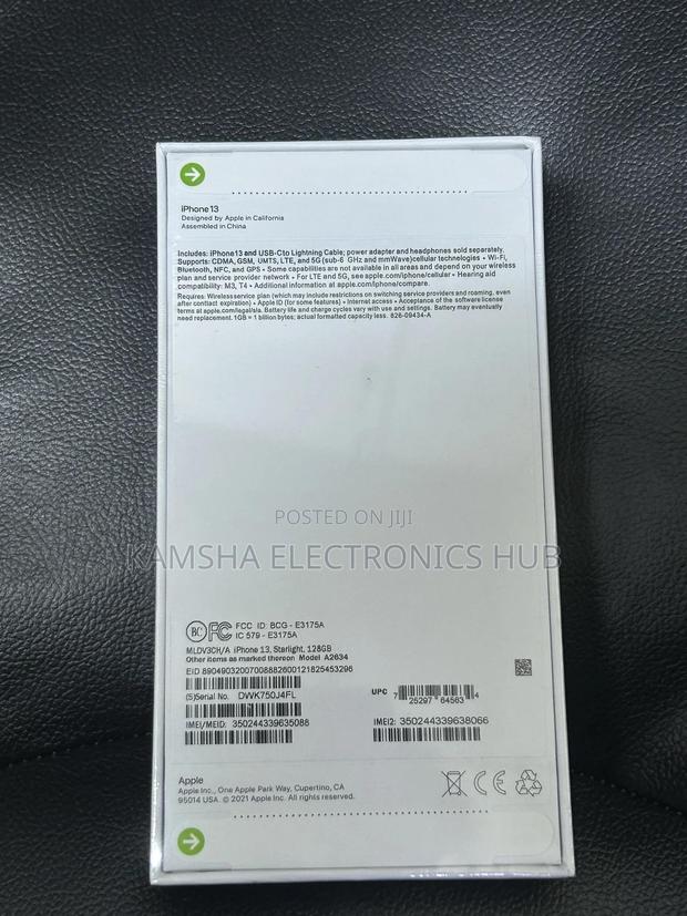 New Apple iPhone 13 128 GB White - thumbnail 3