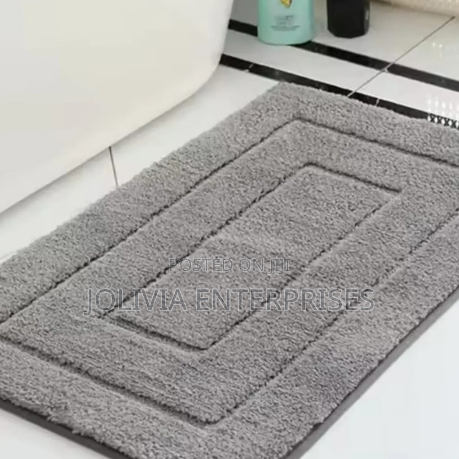 Flocking Bathroom Mats