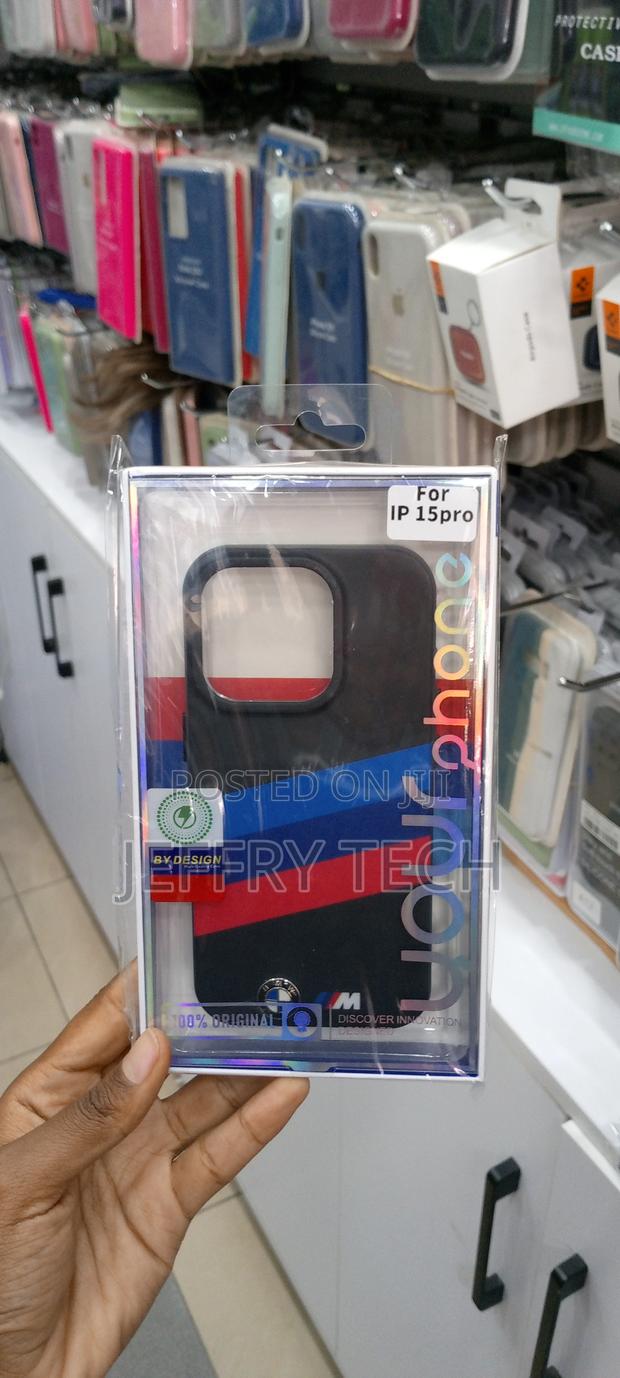 BMW M Collection iPhone 15 Pro Car Logo Cute Case Multicolor