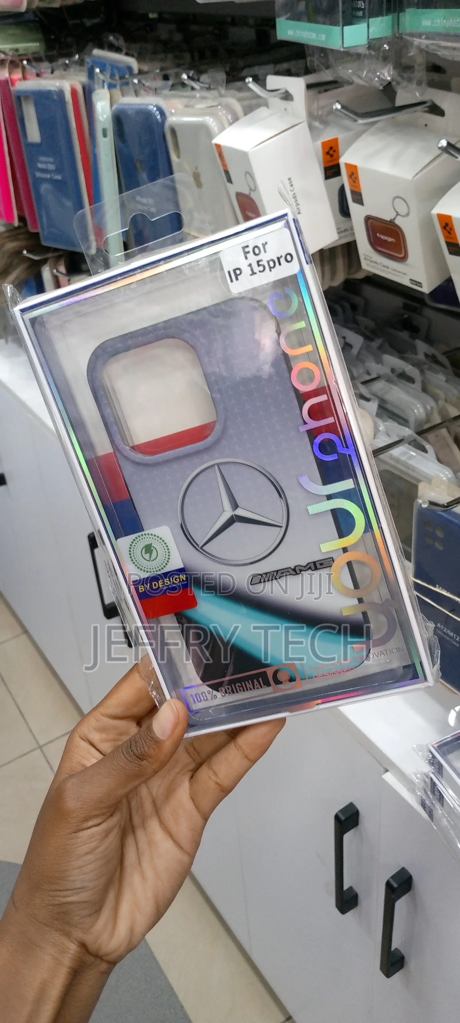 MERCEDES BENZ CAR AMG LOGO iPhone 15 Pro Case Cover