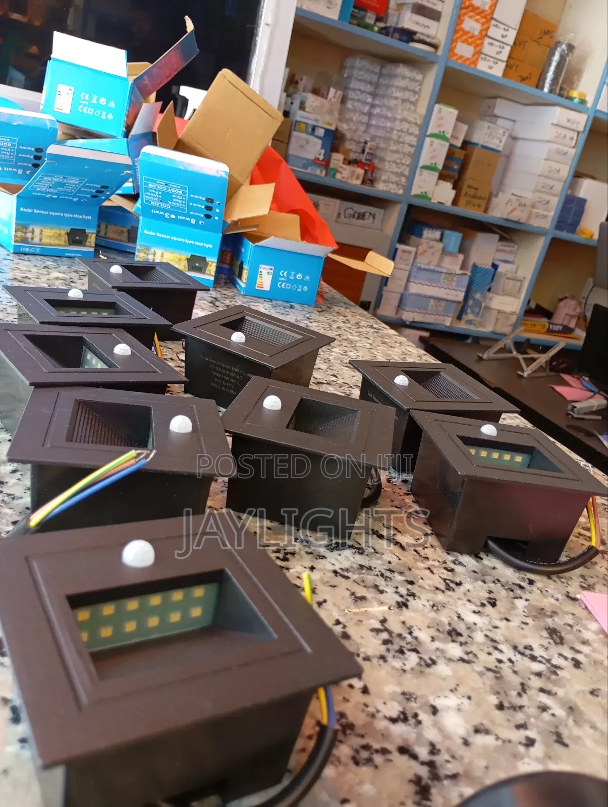 On Off Wall Light LED Step Stair Light With Motion Sensor