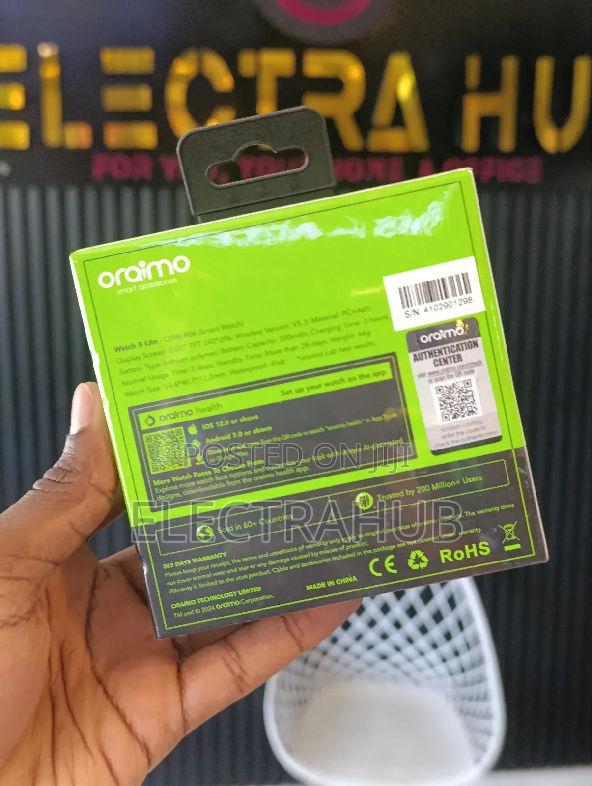 Oraimo Watch 5 Lite New Sealed in a Shop