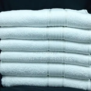 Large Size Hotel White Towels