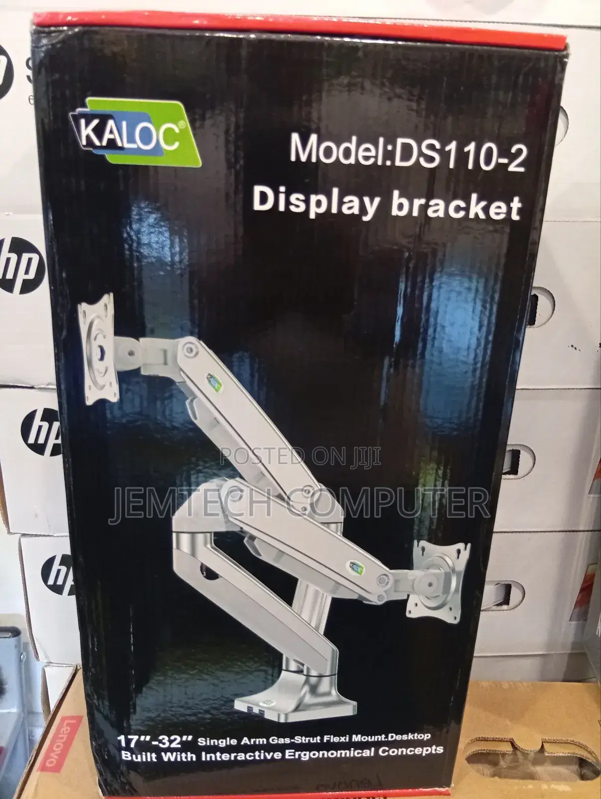 KALOC DS110-2 Aluminum Dual-Monitor Arm Desk Stand