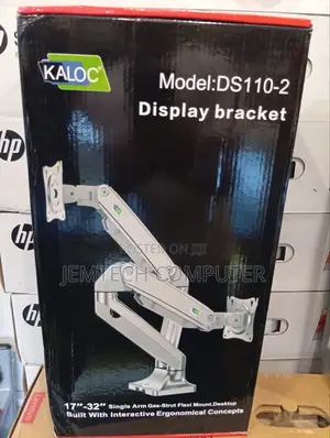 KALOC DS110-2 Aluminum Dual-Monitor Arm Desk Stand
