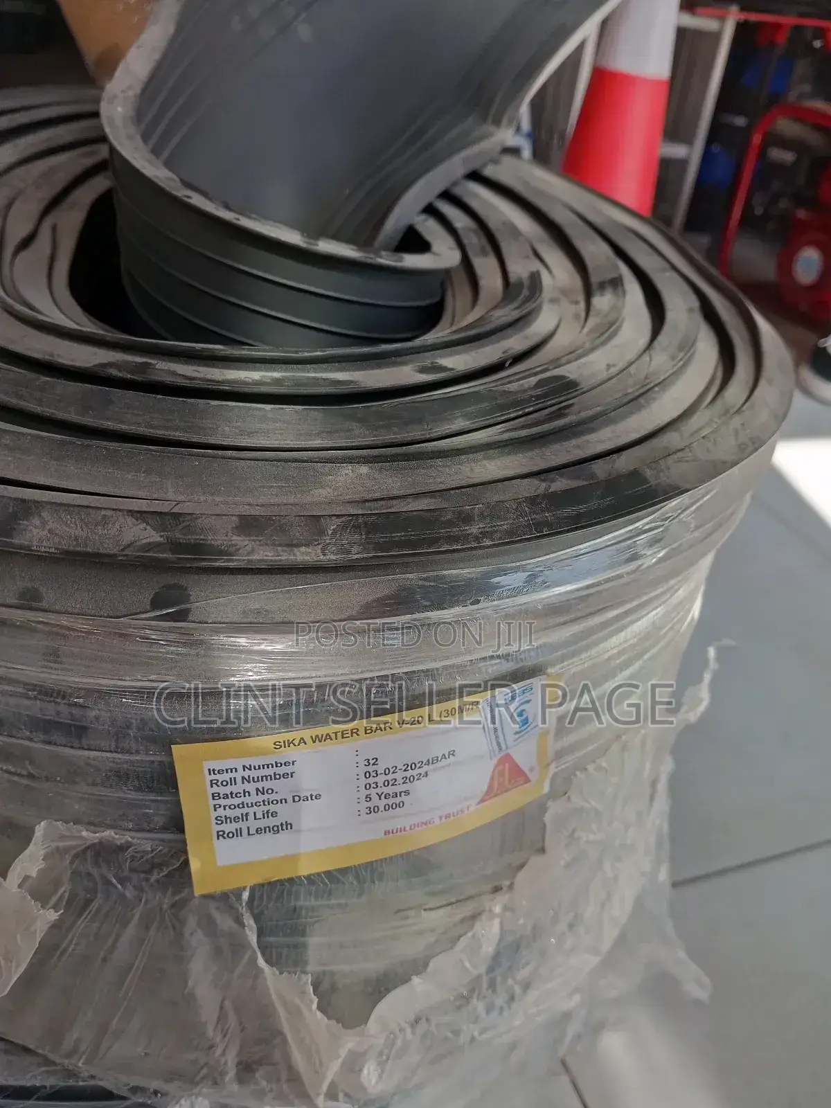 Water Bar/ Moisture Lock Strip.
