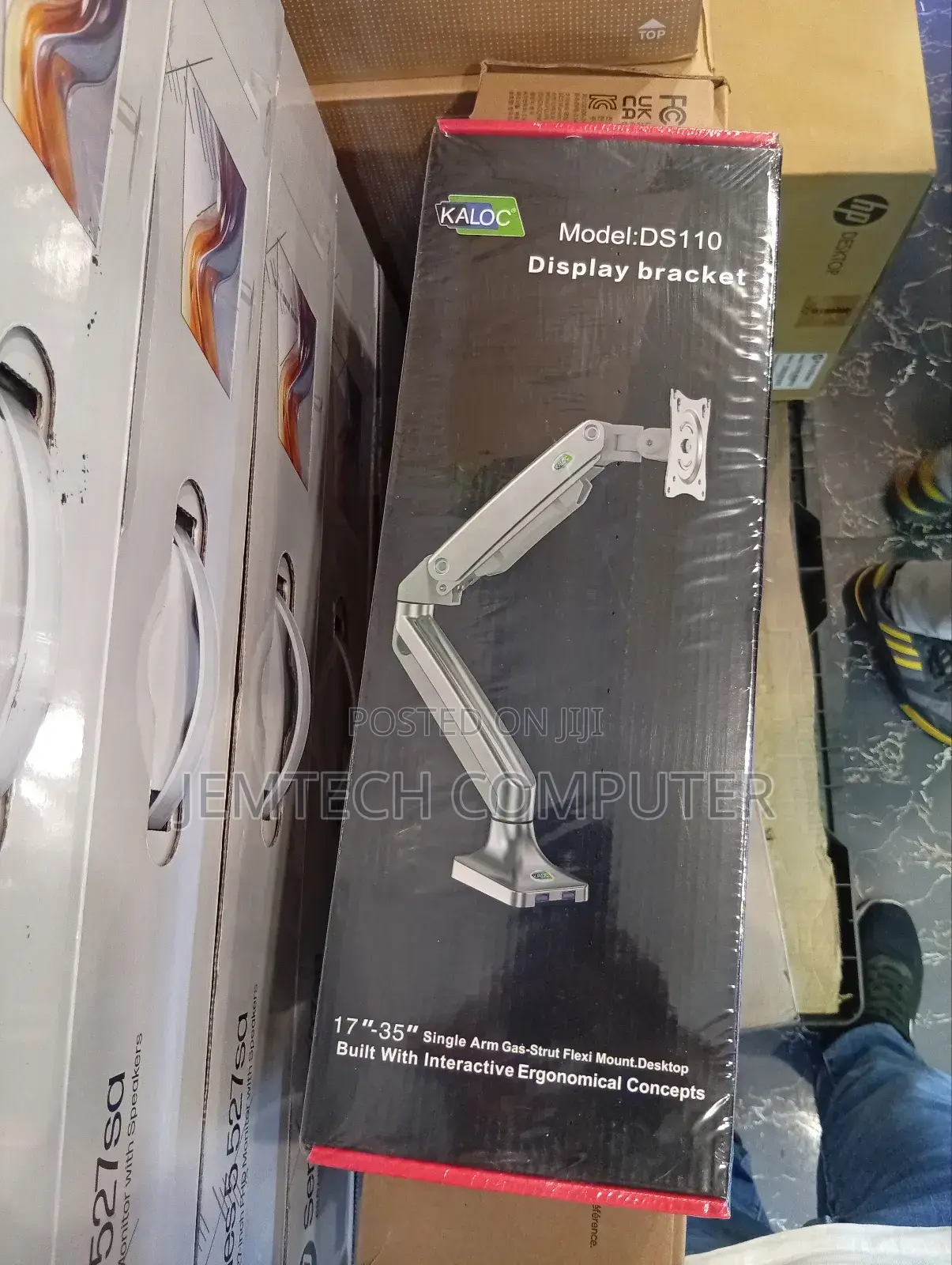KALOC DS110 Ergonomic Single Monitor Desk Mount for 17”- 35”