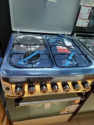 Bruhm 60 X 603 Gas and 1 Electric Cooker BGC- Black