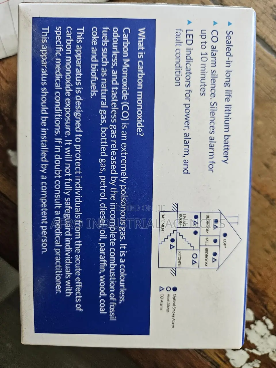 Carbon Monoxide Detector.