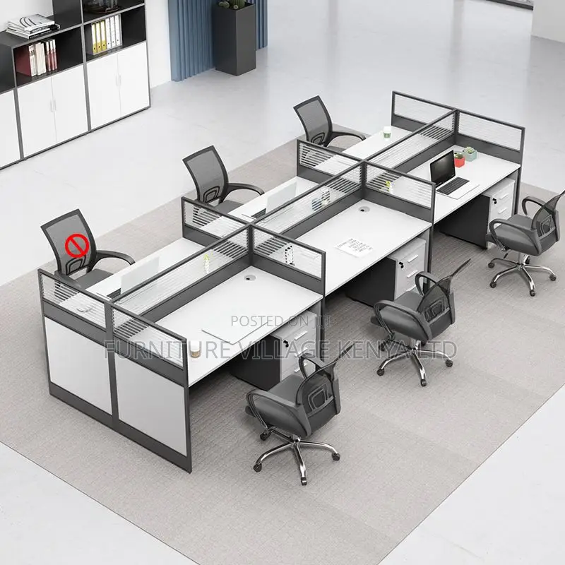 Office Workstations; 6-Way Modular Imported Workspace