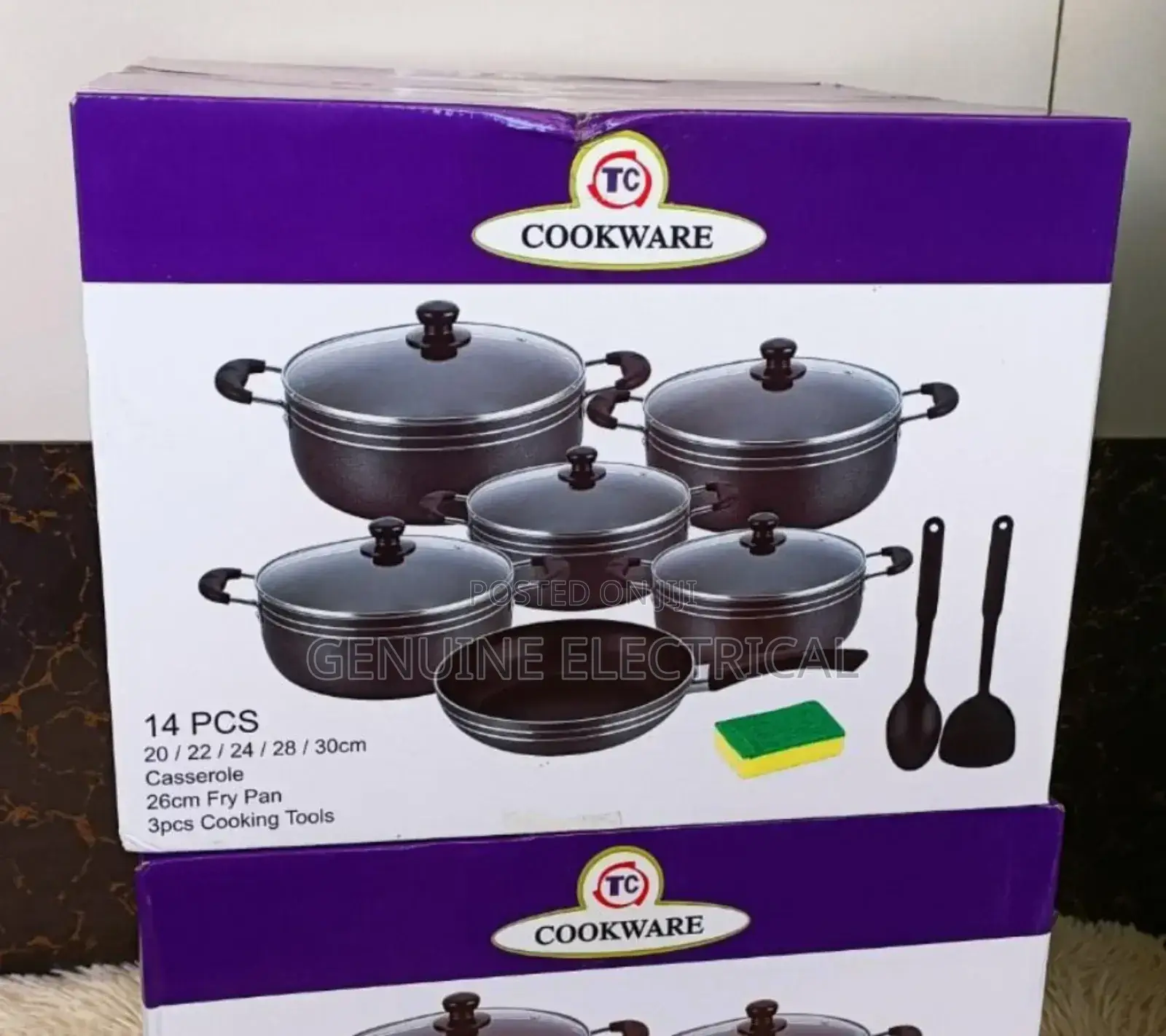 Tc_14pcs Nonstick Cookware
