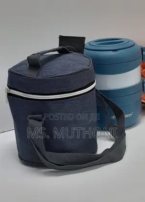 2 in 1 Thermo Food Flask With Insulated Bag Available