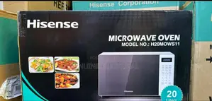 White 20 Litres Hisense Microwave
