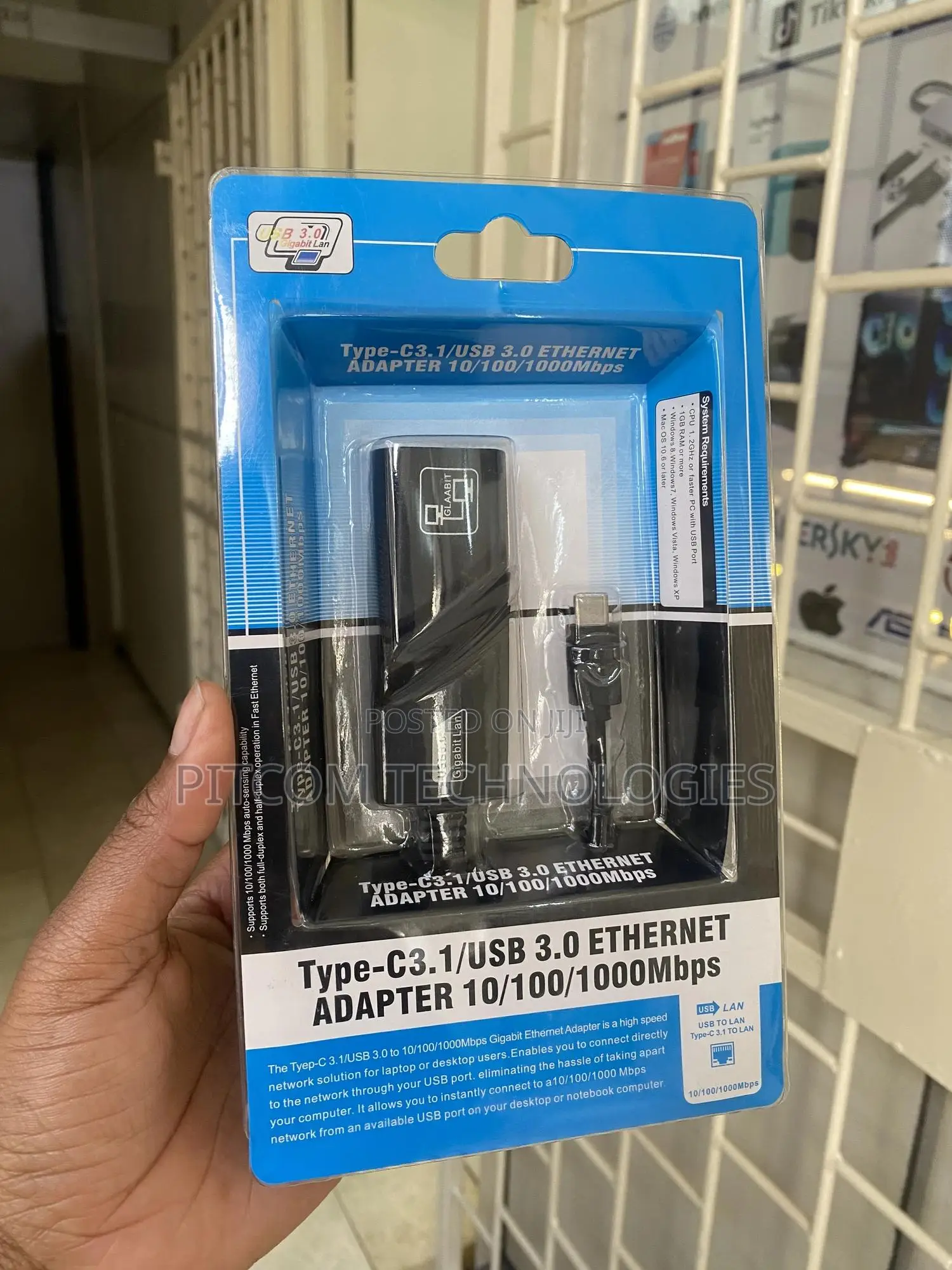 Usb 3.0 to Lan. Gigabit Ethernet Adapter.