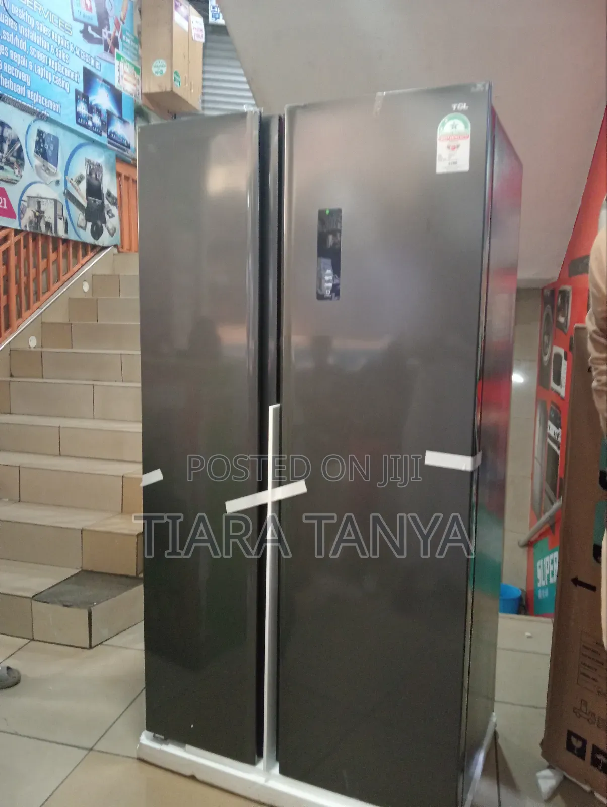 P635sbss Side by Side Refrigerator-505l Fridge-Silver