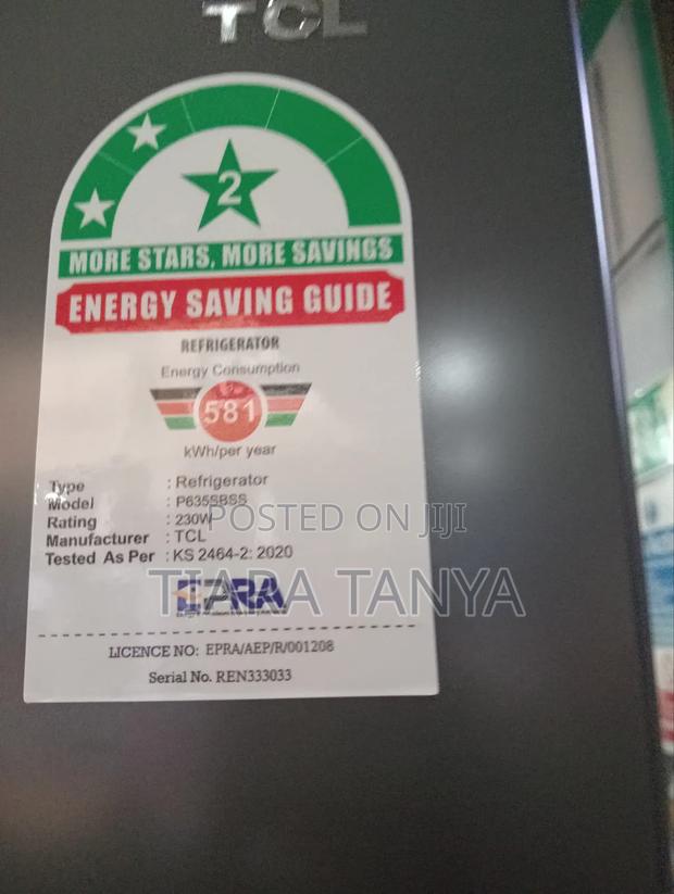 P635sbss Side by Side Refrigerator-505l Fridge-Silver - thumbnail 3