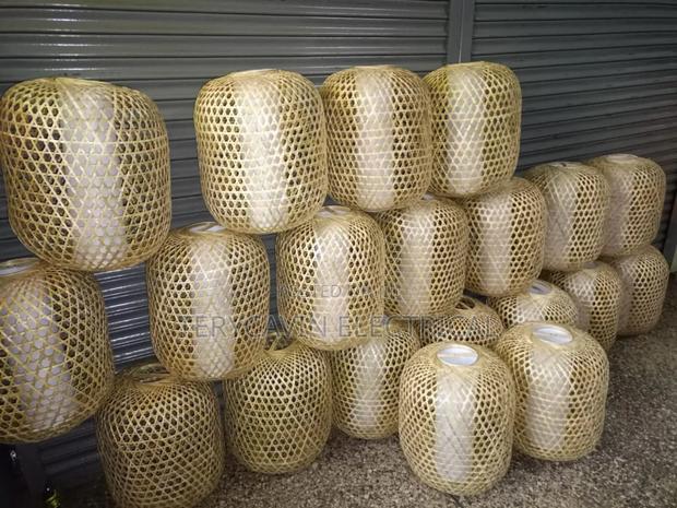 Bamboo Ceiling Lights Shades - thumbnail 2