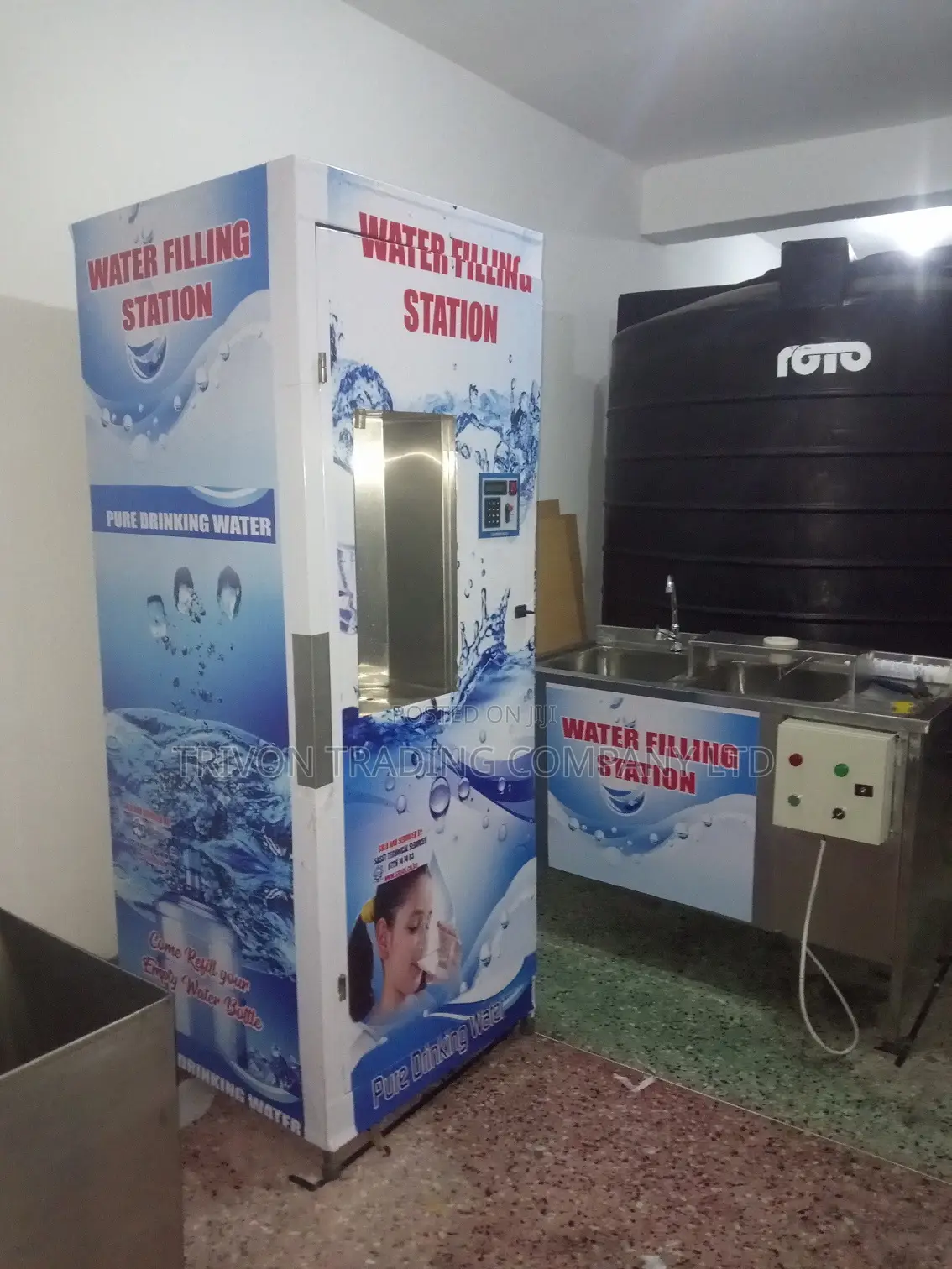 Smart Water ATM (Vending Machine 1000lph) + BOTTLE RINSER