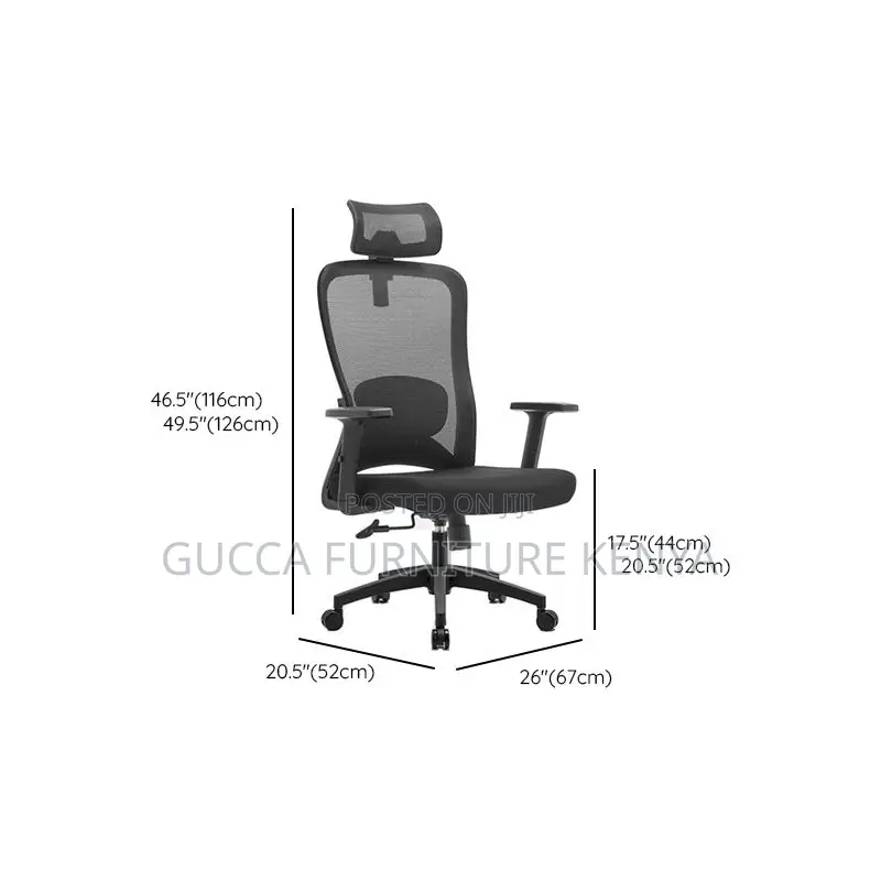 Office Chairs:Ergonomic Office Desk Chair With Air Pneumatic