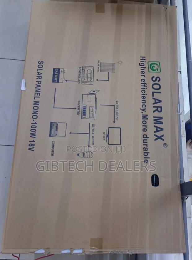 100watts Solarmax Solar Panel 18volts (Mono) - main view