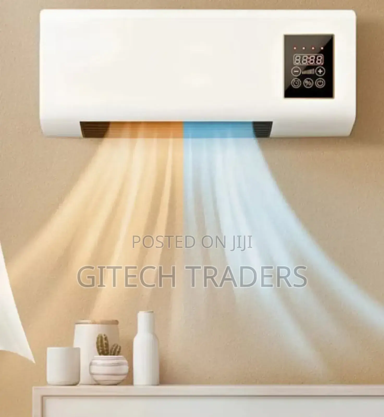 *Air Conditioner Hot and Cold
1800w
°Portable/ Wall Mounted