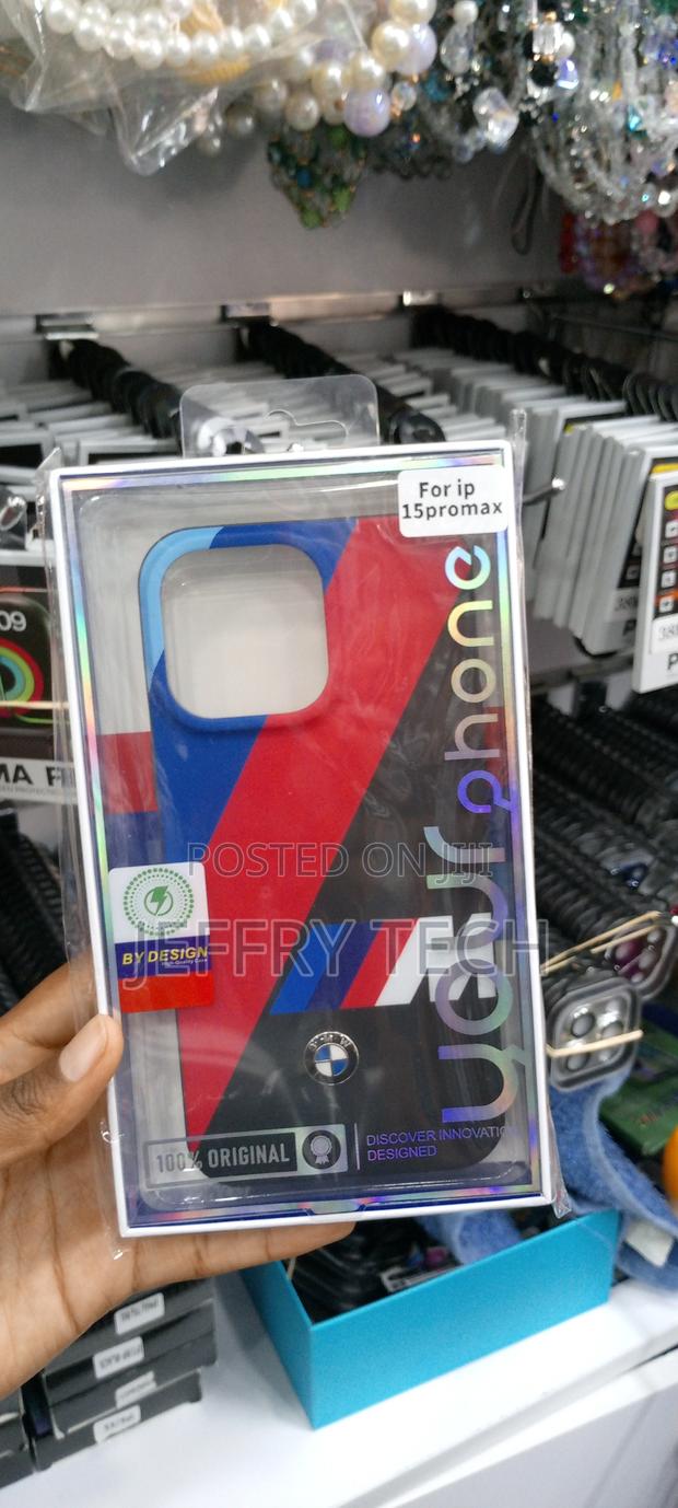 BMW LOGO COOL iPhone 15 Pro Back Aple Case Cover - thumbnail 2