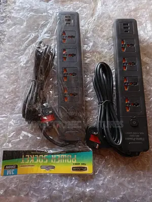Power Extension With 2 Usb Ports and 1 Type C Port
