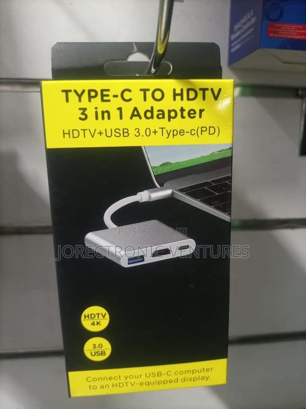 High Speed Type C Hub 3 in 1 Hdmi Usb and Type C Port