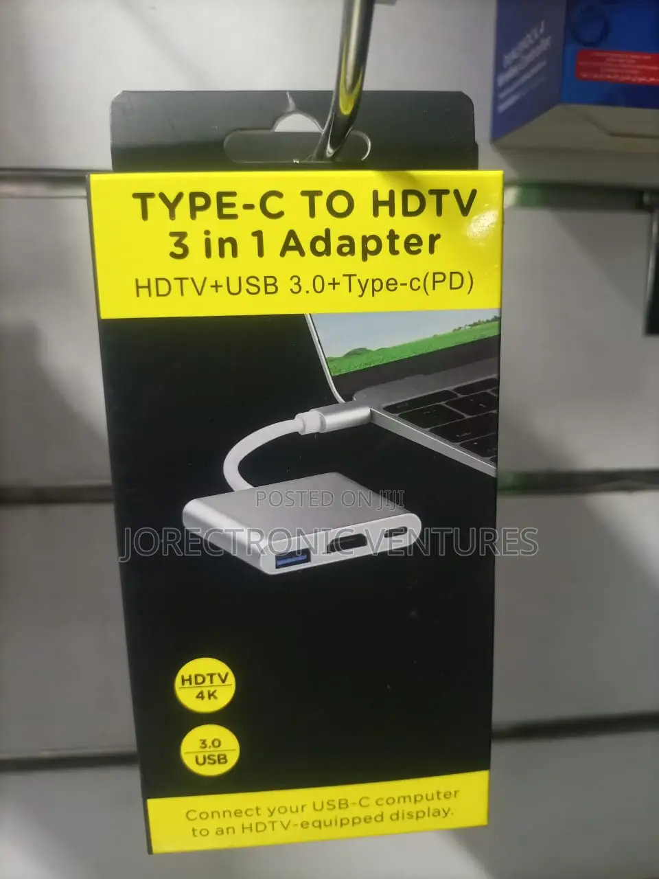 High Speed Type C Hub 3 in 1 Hdmi Usb and Type C Port