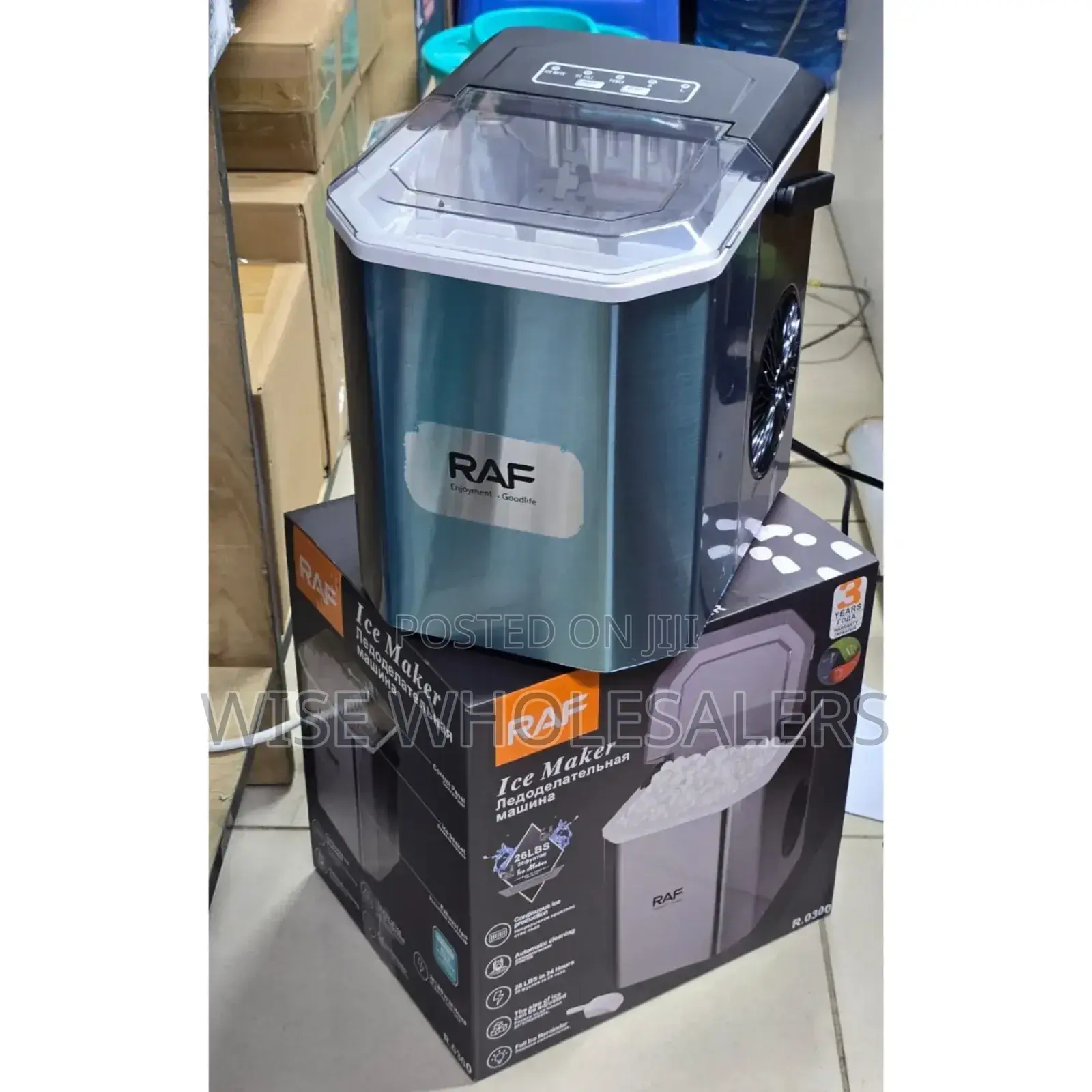 Raf Raf,Portable Ice Cube Maker 12kg/24hrs Available