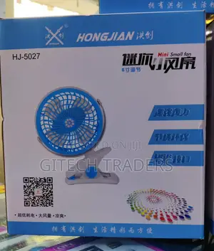 *Portable Rechargeable Mini Fan