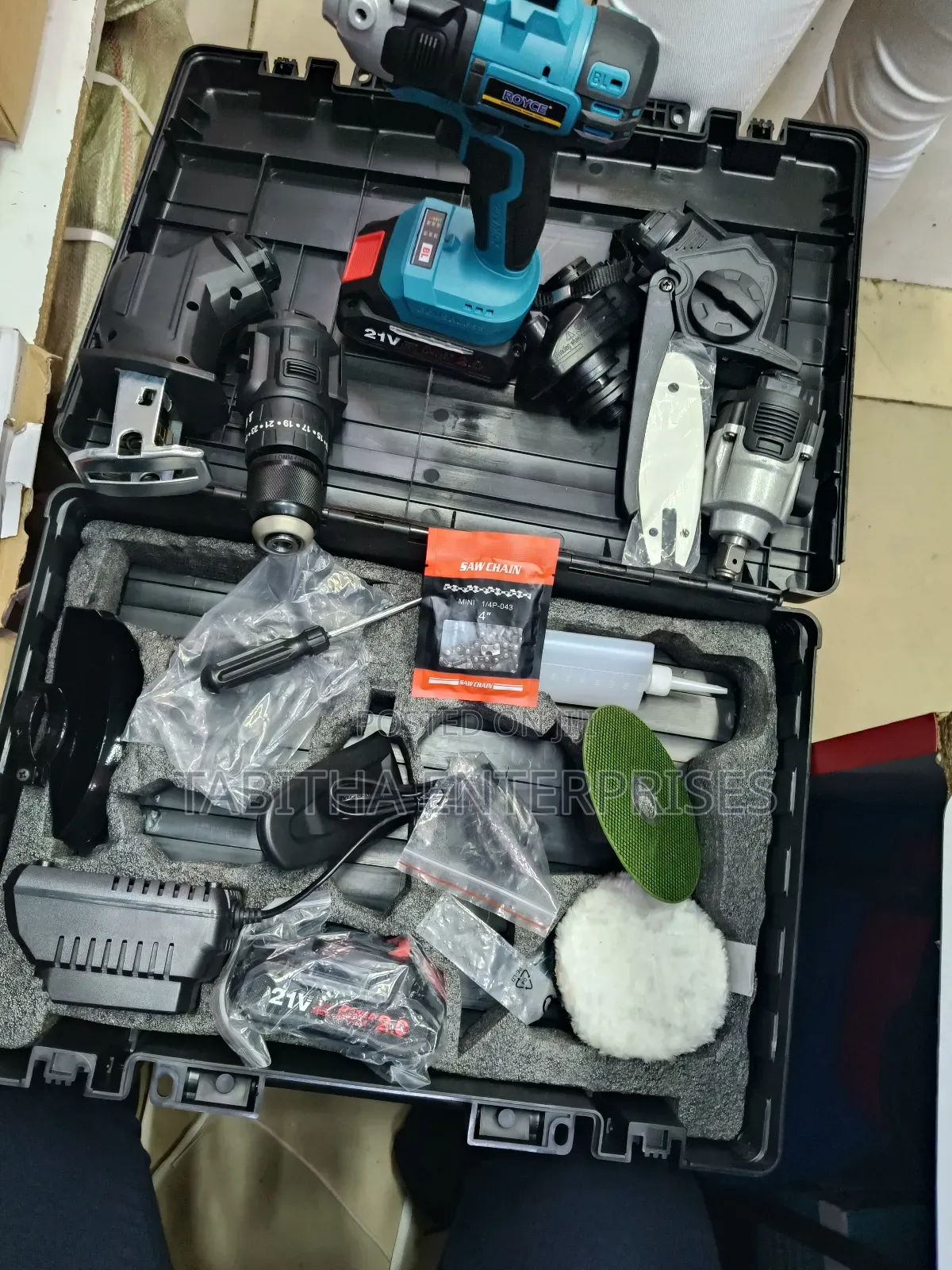 Combined Toolkit/Wrench Toolkit/Cordless Drill