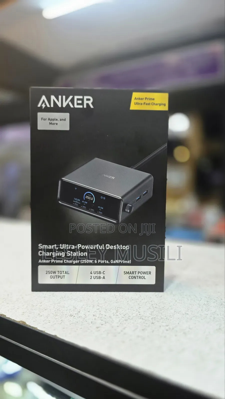 Anker Prime Charger (250W, 6 Ports, Ganprime)