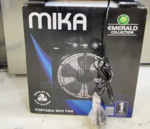 *Mika Portable Box Fan 12"
