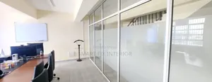 Glass/Aluminum/Gypsum Partitioning/Countertop and Shelves