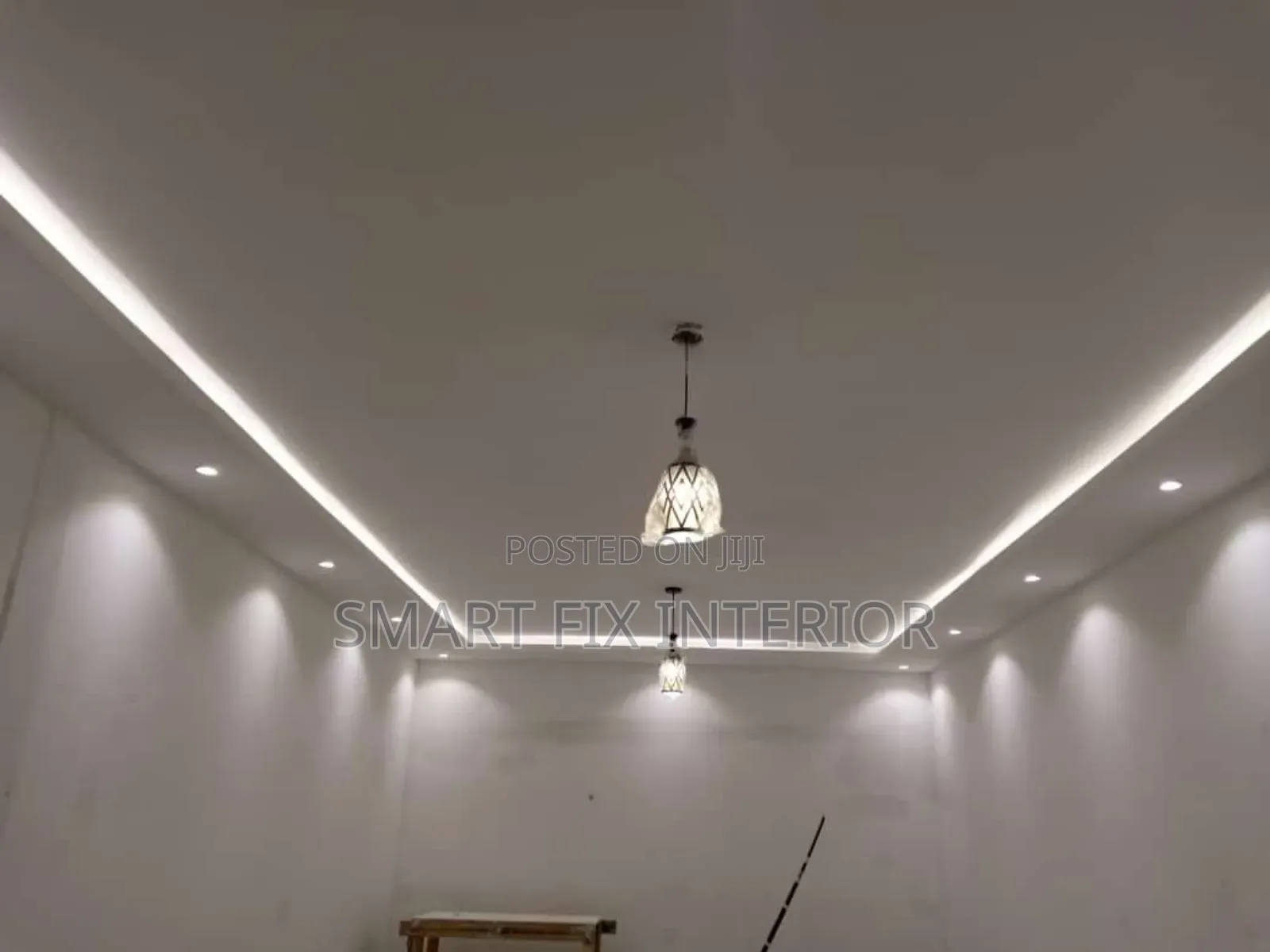 Glass/Aluminum/Gypsum Partitioning/Countertop and Shelves