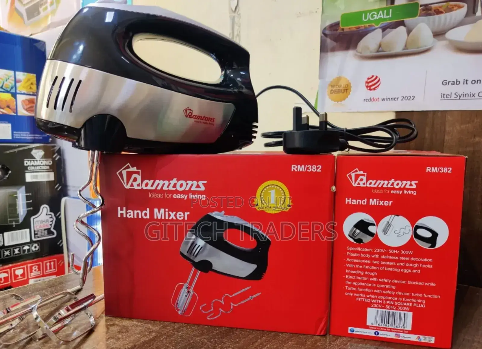 *Ramtons Hand Mixer RM382