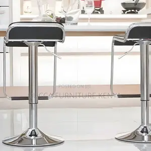 Home Chairs: Office Home Swivel Leather Saddle Foot Stool