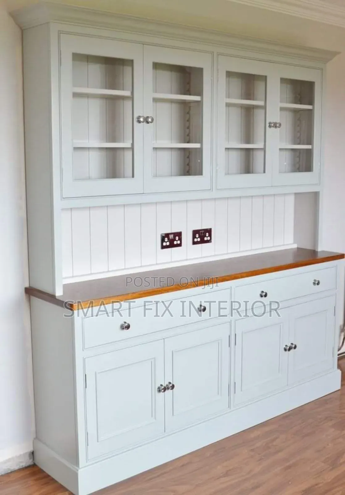 Glass/Aluminum/Gypsum Partitioning/Countertop and Shelves