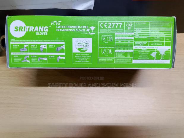 Latex Powder Free Gloves - main view