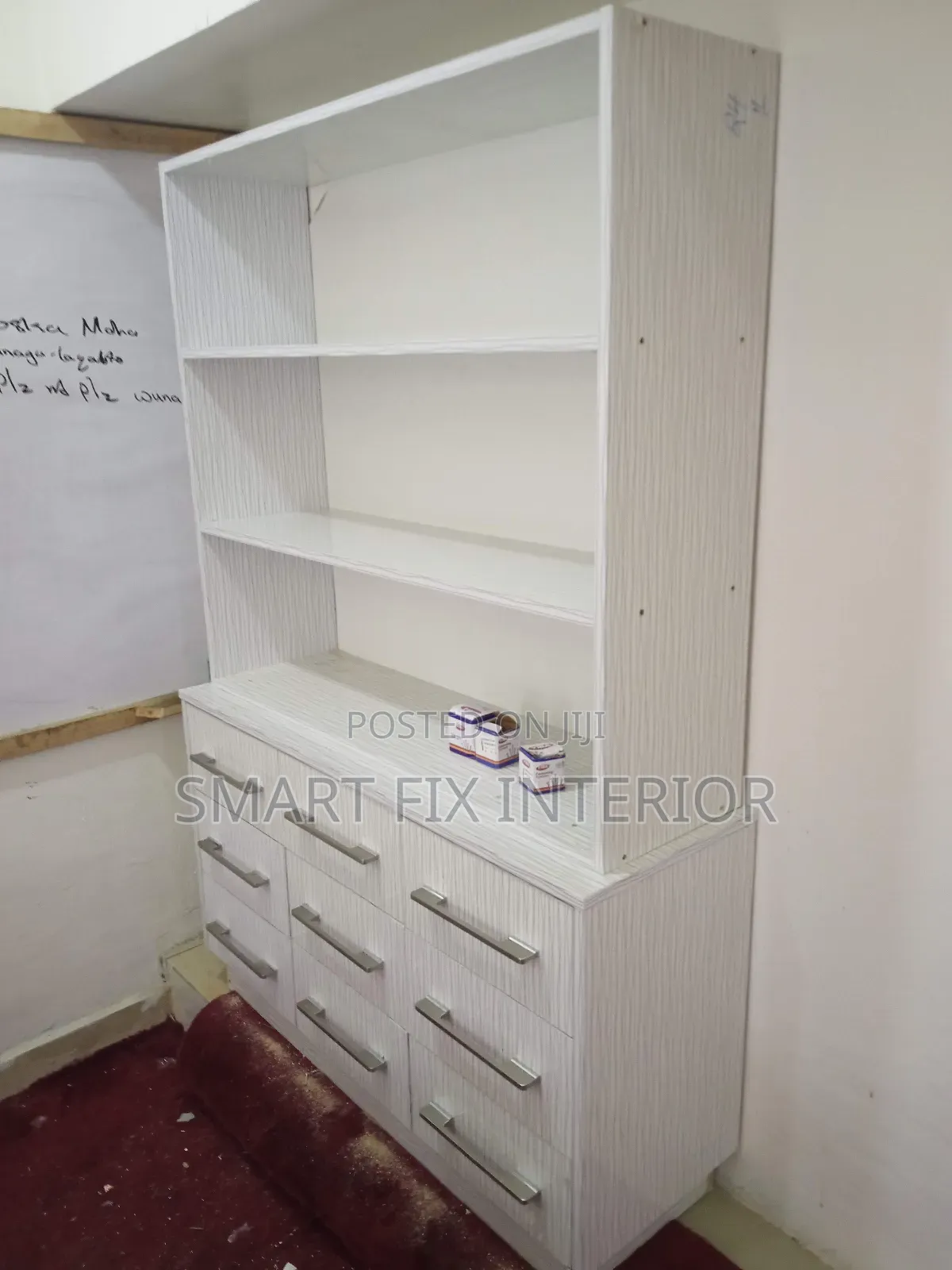 Glass/Aluminum/Gypsum Partitioning/Countertop and Shelves